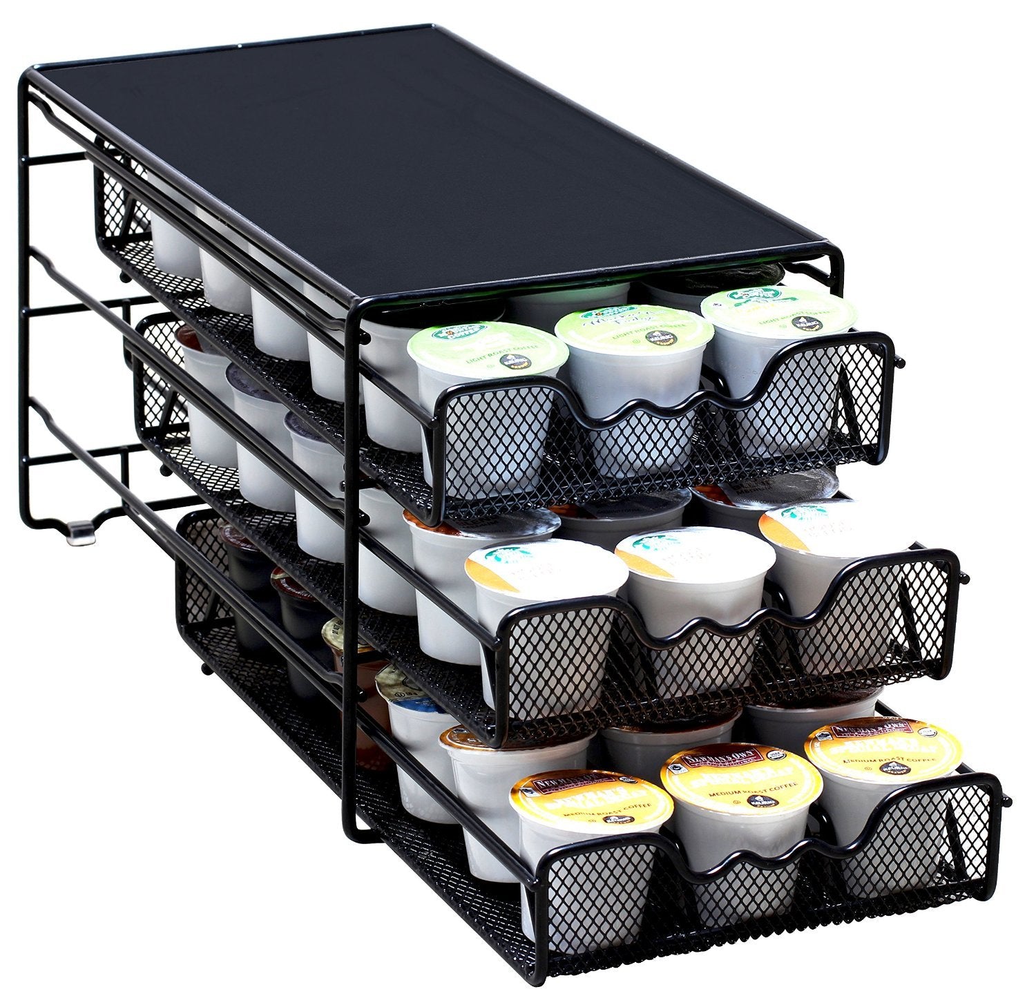 Deco Brothers 3 Tier K-Cup Holder Drawer front view