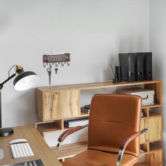 Unit assembled with hardware included for Deco Brothers wall organizer