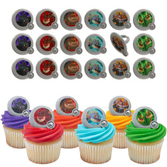 DecoPac How To Train Your Dragon Rings cupcake toppers 24 pack