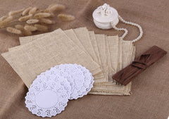 Doilies for cake mats and food pads 3.5 inch white round