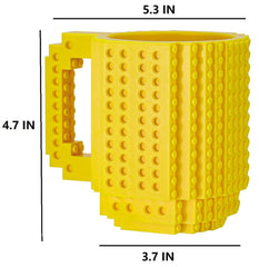 Novelty brick mug from DEEXITO suitable for kids and adults