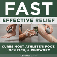 Defense Antifungal Bar Soap athletes foot usage image