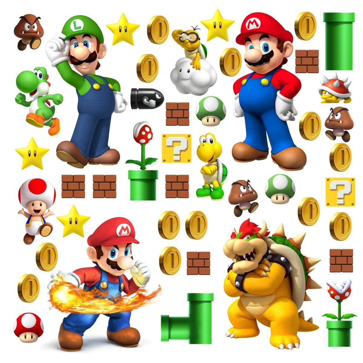 DEKOSH Super Mario Wall Decals packaging