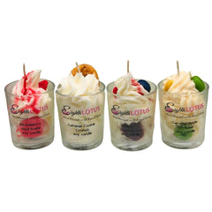 Delectable Dessert 4x4oz soy candle set gift of four scents