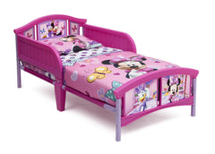 Delta Children plastic toddler bed Minnie Mouse headboard graphic
