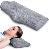 Demelon cervical neck pillows waterdrop ergonomic design close-up