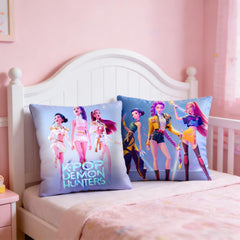 Kpop group themed Demon Hunters pillow covers 18x18