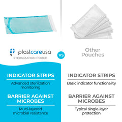 7.5 by 13 inch sterilization bag for dental tools