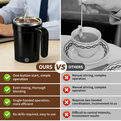 Ergonomic handle non-slip base for everyday use mug