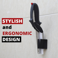 Detachable blade and cutting board for easy cleaning