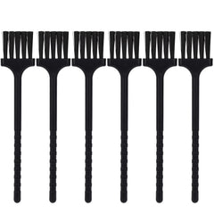 Detail Cleaning Brush 6-Pack with sturdy PP handle and nylon bristles