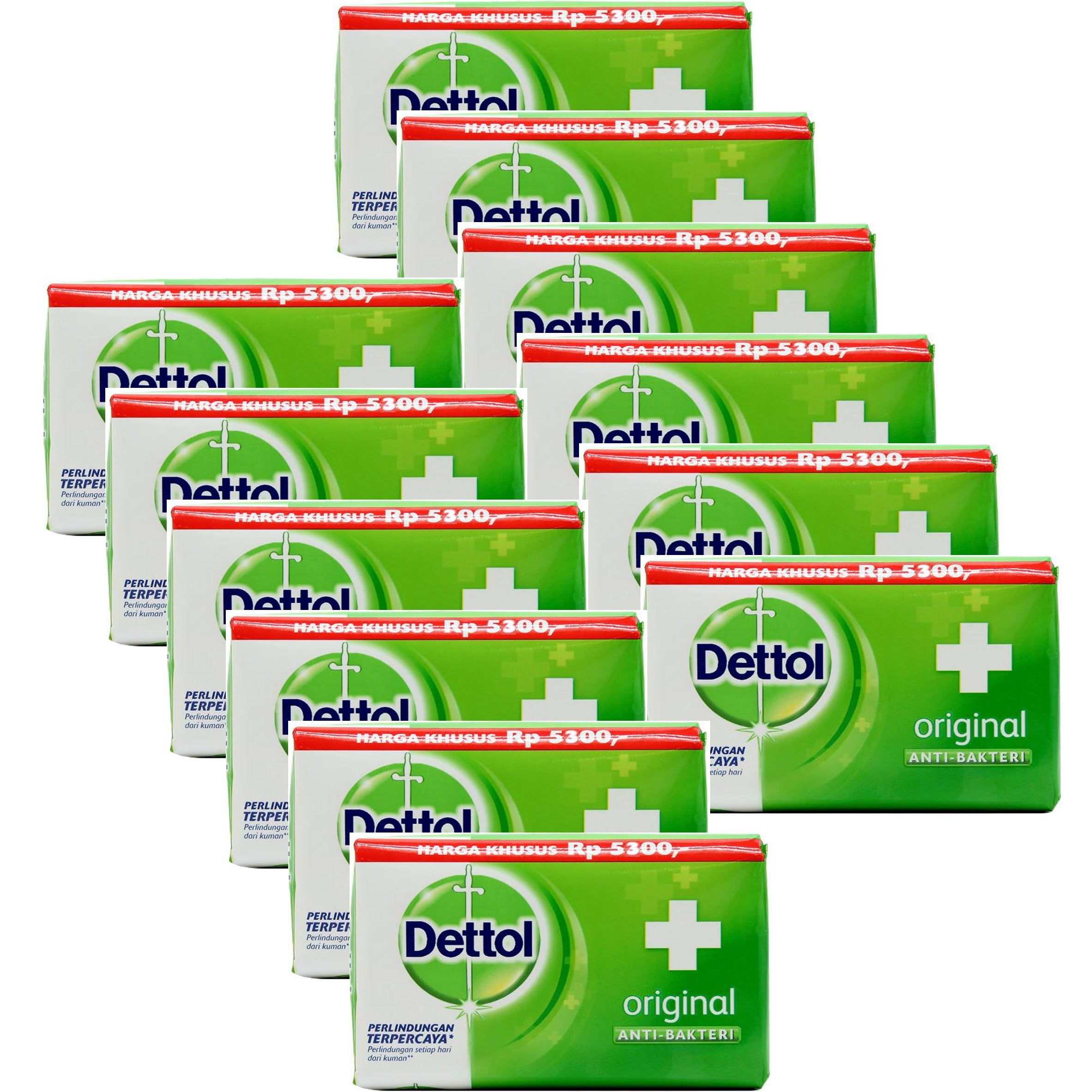 Dettol antibacterial hand and body bar soap Original 110 Gr packaging