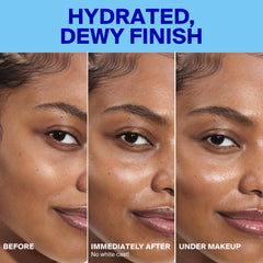 Side angle of Supergoop Dewscreen hydrating sunscreen primer