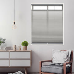 Top down bottom up cordless shade DEZ FURNISHINGS display