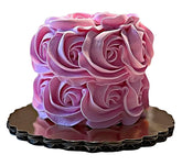 Dezicakes pink fake cake mini rosette decorative cake
