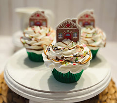 DEZICAKES handmade faux desserts cupcake USA display piece