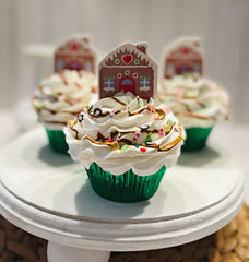 DEZICAKES homestyle realistic cupcake for cake stand or kitchen counter
