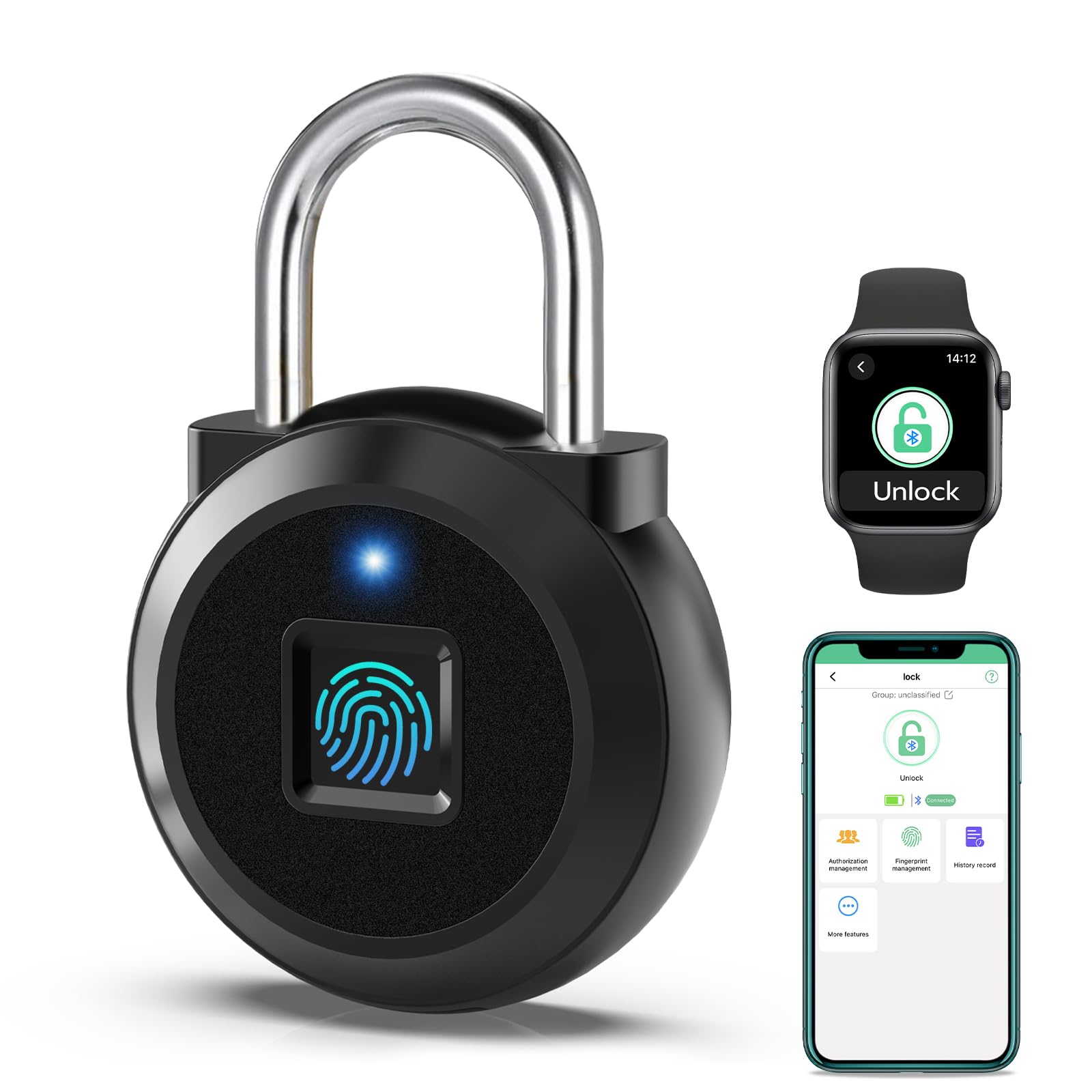Dhiedas fingerprint lock product image