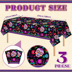 Plastic waterproof tablecloth safe for food placement
