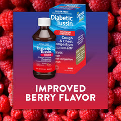 Diabetic Tussin DM cough syrup diabetes safe use