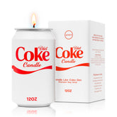 Diet Candle soda aroma gift candle closeup