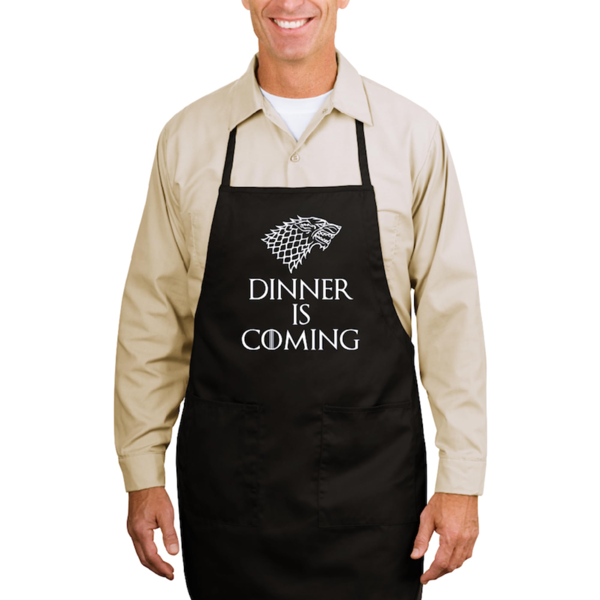 Dinner Is Coming Serving Apron product image 1