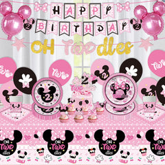 dinner plates dessert plates cups napkins oh-twodles theme