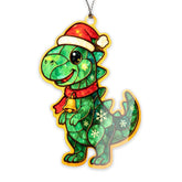 Dinosaur Ornament cute T Rex on Christmas tree