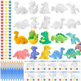 Dinosaur painting kit with 20 figures in 10 styles