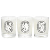 Diptyque Baies Roses Figuier 70 g candle set in gift box
