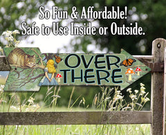 Alice in Wonderland Signs metal wall art 17x5