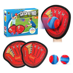 DISHIO toss and catch ball game outdoor with 2 paddles 2 sticky balls and storage bag
