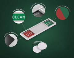 Dishwasher Clean Dirty Indicator black color