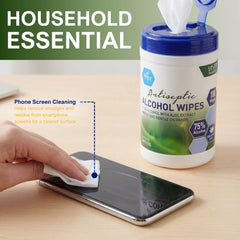 Alcohol-based wipes Aloe Vera for on-the-go cleaning