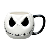 Disney Jack Skellington mug featuring Jack's face