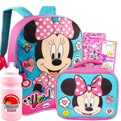 Disney Minnie Mouse Backpack 16 inch with lunch bag