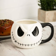 Jack head mug white color design