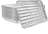 Disposable Small Aluminum Broiler Pan 8.75 x 6.25 inch