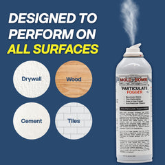 MOLD BOMB Fogger mold stain odor control text