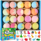 DIYDEC bath bombs set with mini resin animals