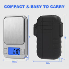 Diyife mini digital scale LCD display close up