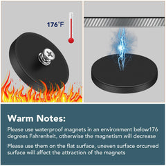 M5 thread hole compatible with screws and washers