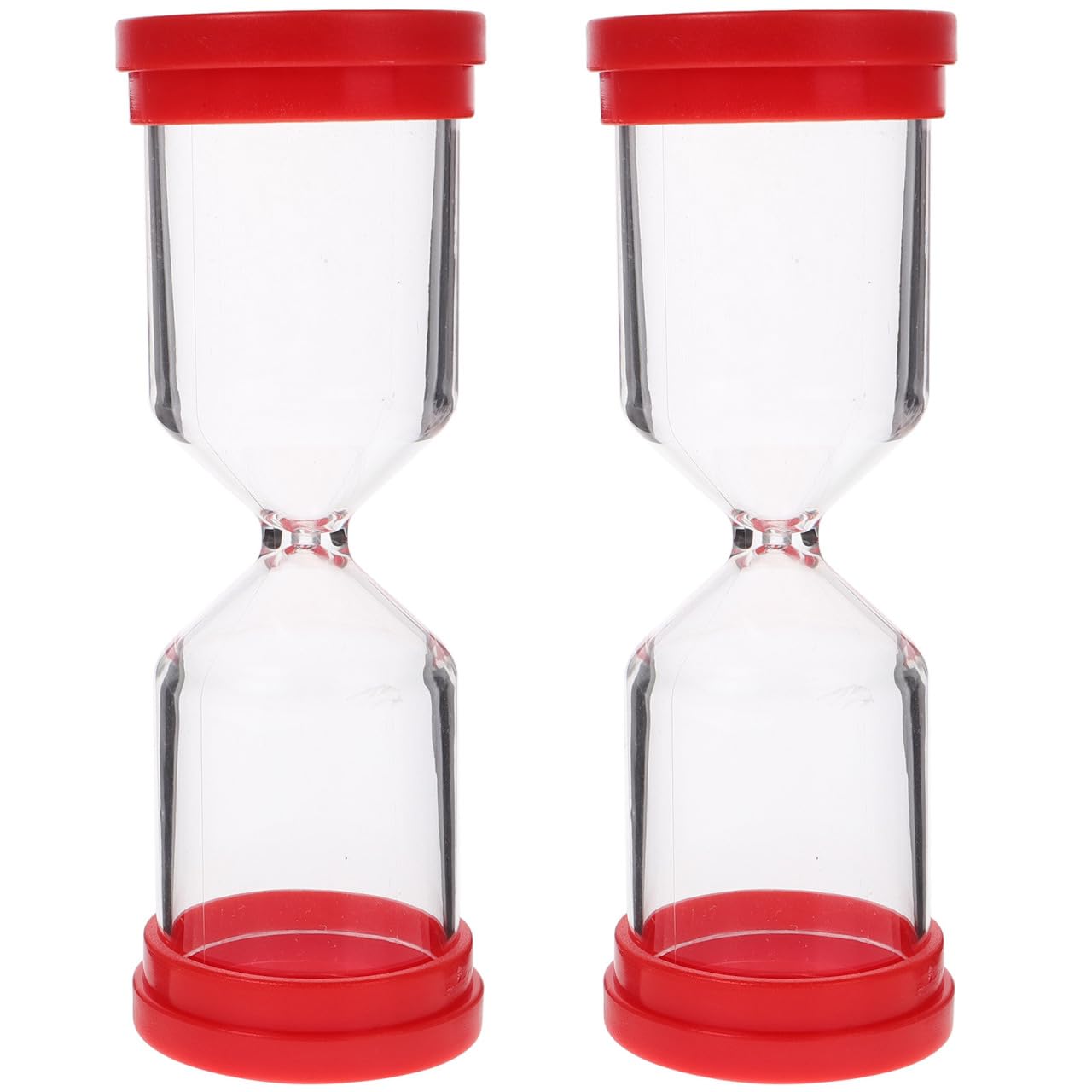 DIYEAH 2Pcs refillable hour glass timer empty bottle 4.92 x 1.73 x 1.73 in