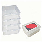 DKAOVH 4PCS plastic game card storage box transparent