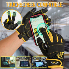 Touchscreen fingertips on gloves for devices