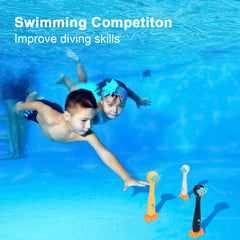 Diving ducks made from silicon material with smooth curved design