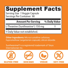 non-gmo gluten-free soy-free vegan-friendly l-theanine