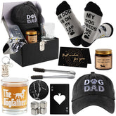11 oz whiskey glass with Best Dog Dad Ever print