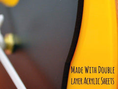 Dog Lover Wall Clock displayed in living room