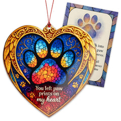 Dog Memorial Ornament Always by My Side Keepsake with story card